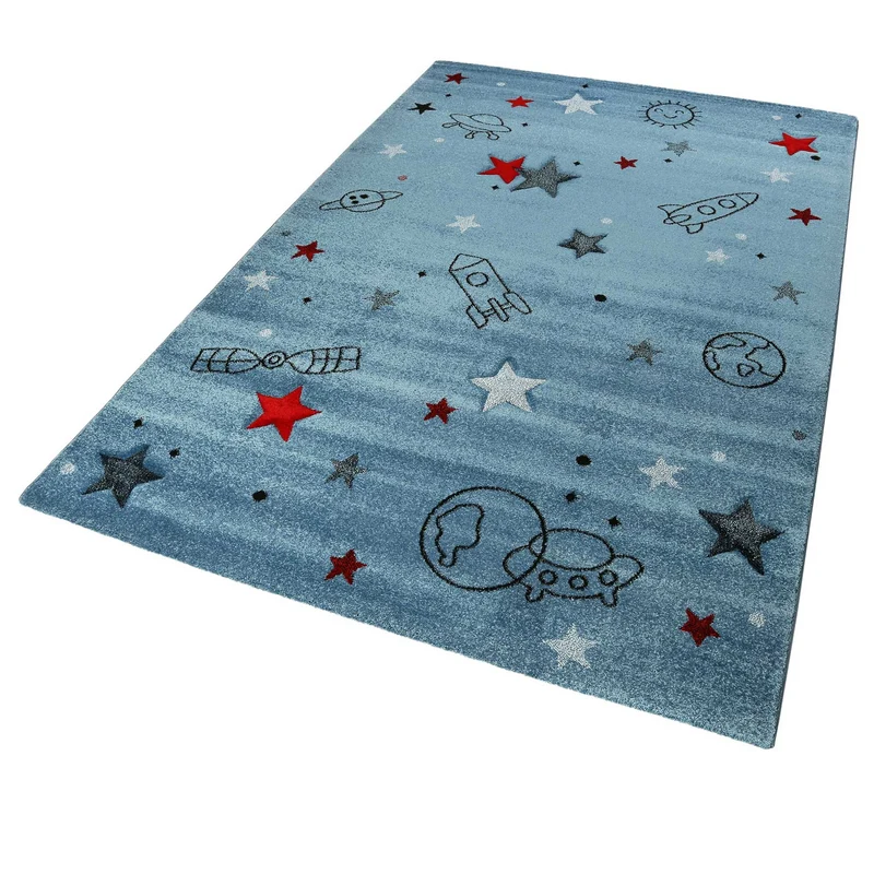 Esprit Kinder Teppich blau "Yoda"