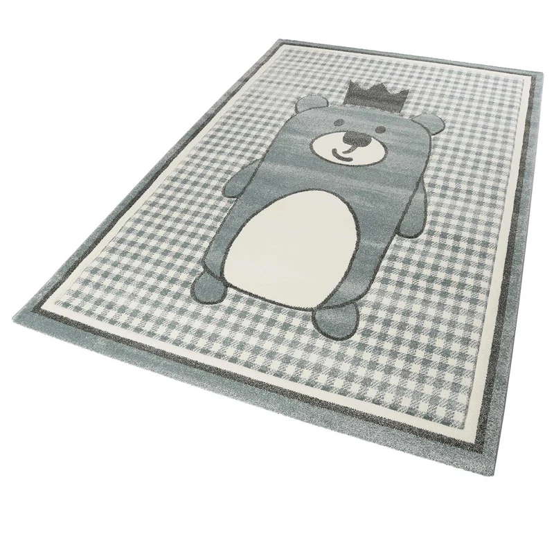 Esprit Kinderteppich Grau Blau "Henry"