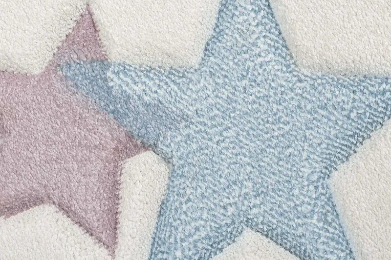 Esprit Kinderteppich beige rosa grau blau "Jonne"