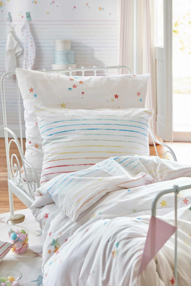 Esprit Kinderteppich beige rosa grau blau "Jonne"