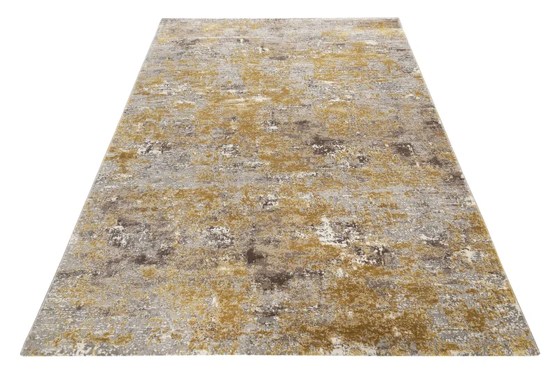 Esprit Teppich Grau Gold Kurzflor "Vintage Feels"