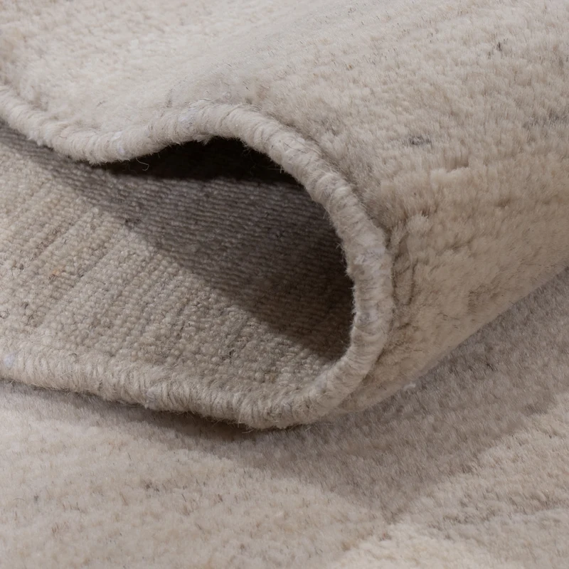 Berber Teppich 189x290cm - Wollteppich - hellbeige