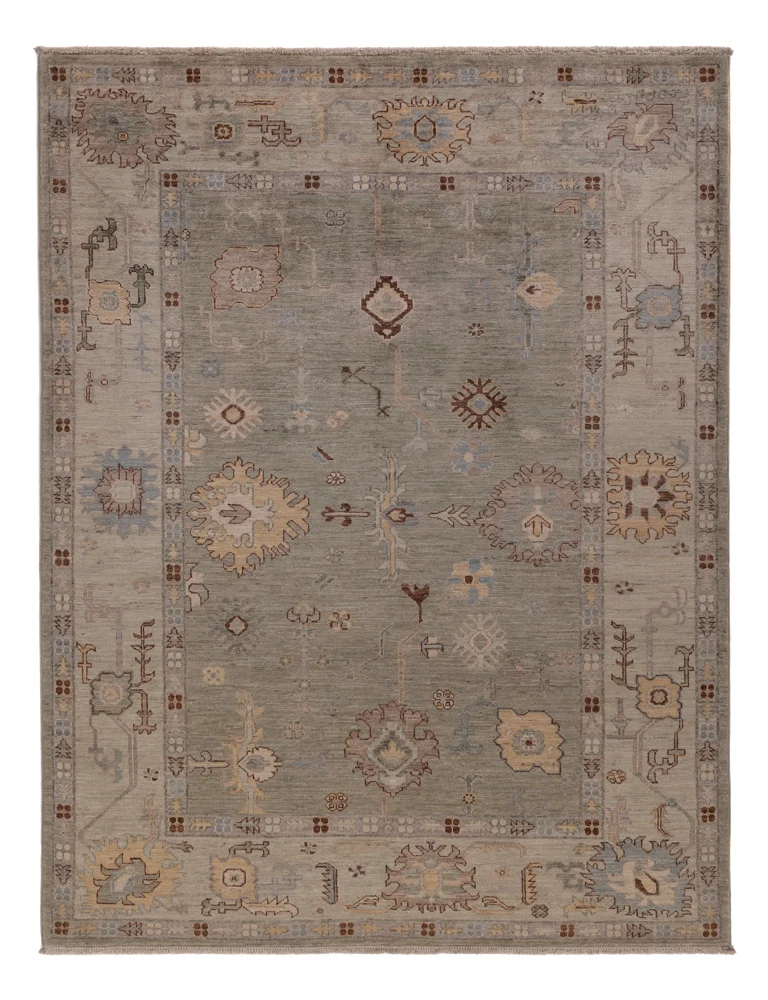Usak Teppich 152x202cm - Orientteppich - taupe