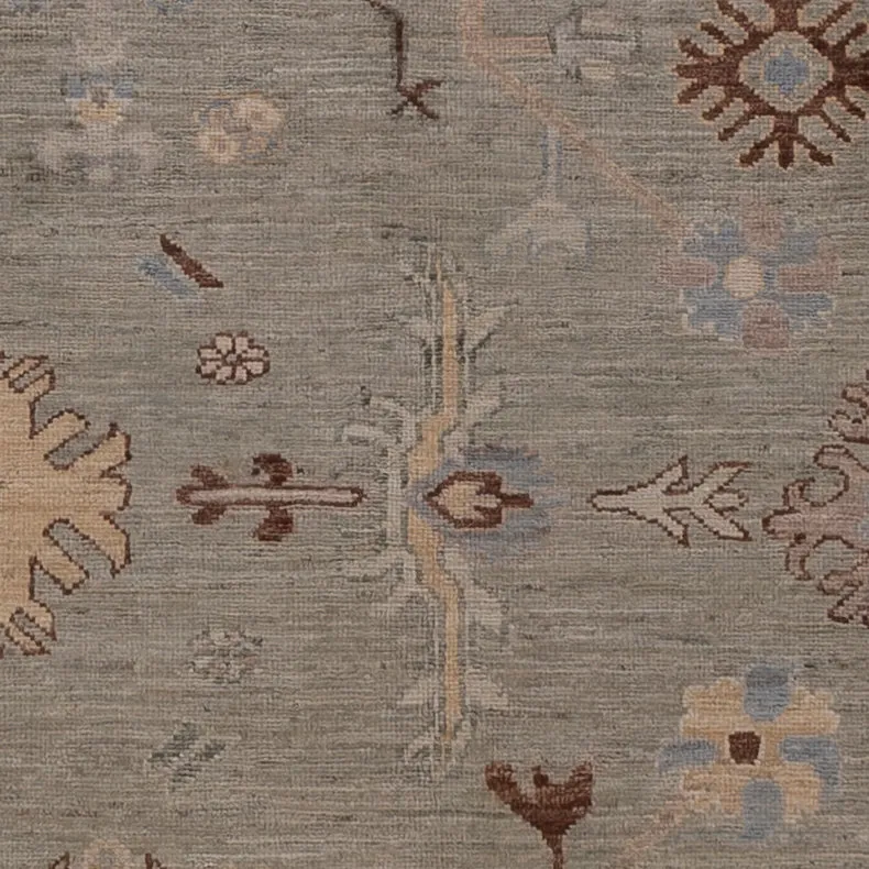 Usak Teppich 152x202cm - Orientteppich - taupe