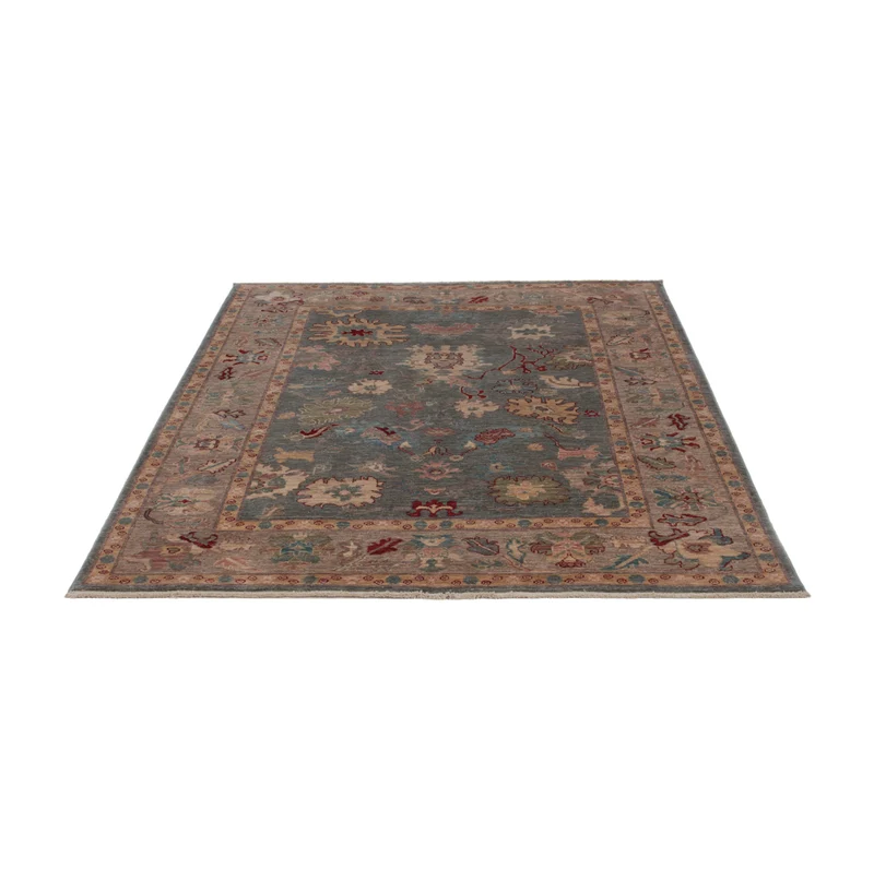 Usak Teppich 152x201cm - Orientteppich - dunkelblau