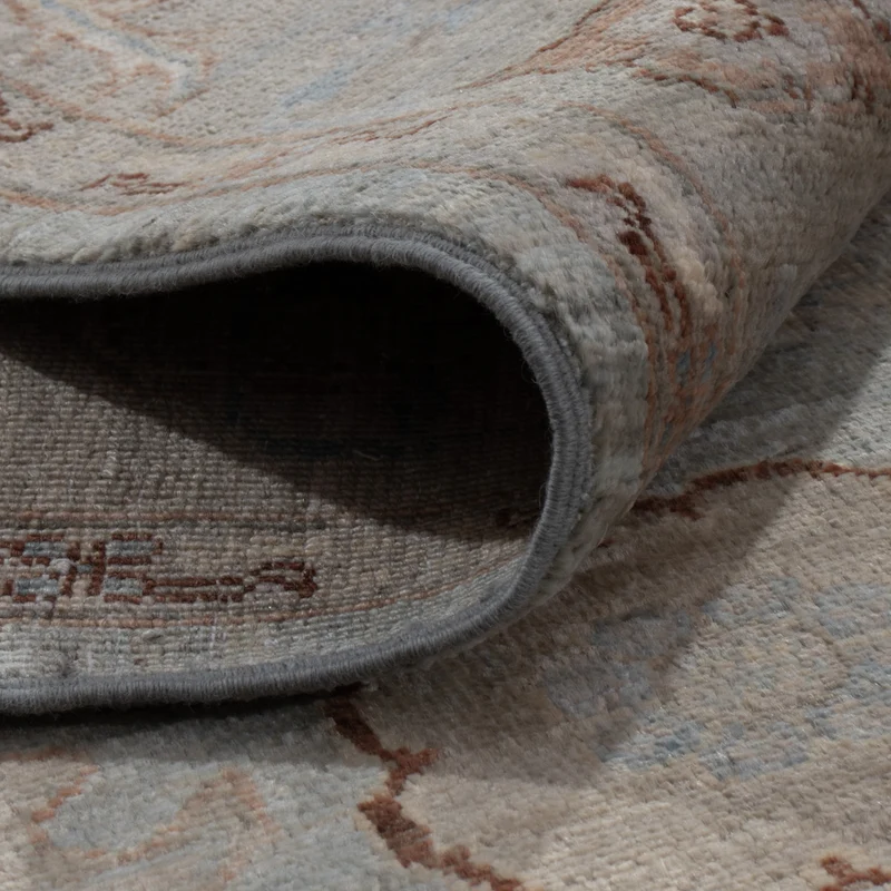 Usak Teppich 153x200cm - Orientteppich - hellblau