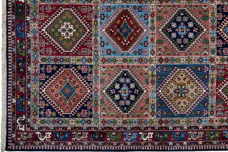 Yalameh · Handgeknüpft – Bunt, 242x173 cm