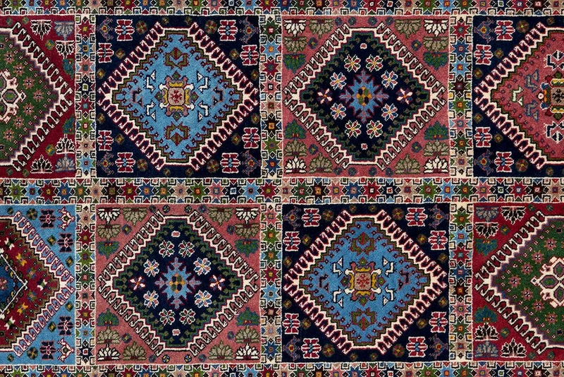 Yalameh · Handgeknüpft – Bunt, 242x173 cm