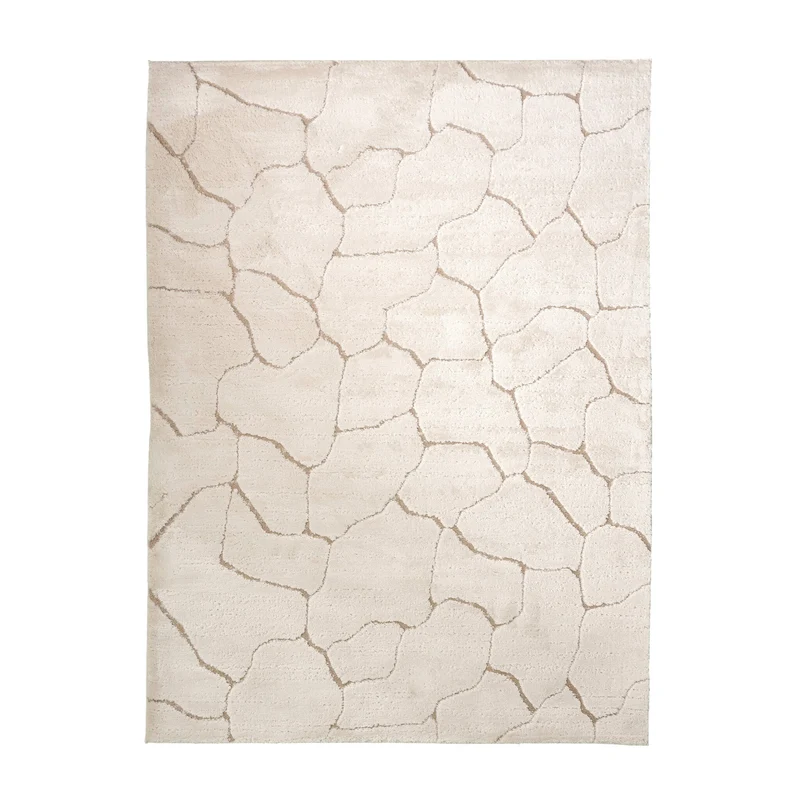 Teppich Wohnzimmer - Yune Stone Creme