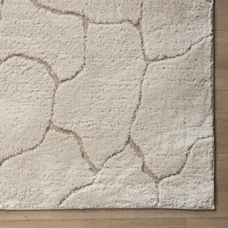 Teppich Wohnzimmer - Yune Stone Creme