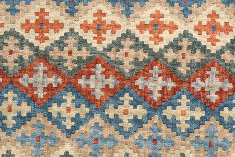 Kelim Gashgai · Handgewebt – Bunt, 143x158 cm