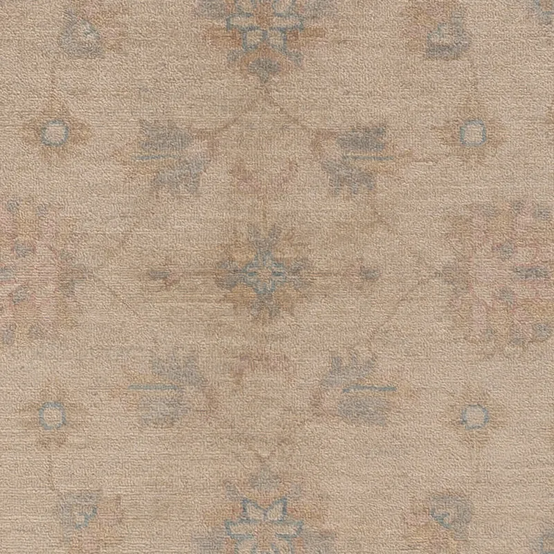 Ziegler Teppich 198x200cm - Orientteppich - hellbeige