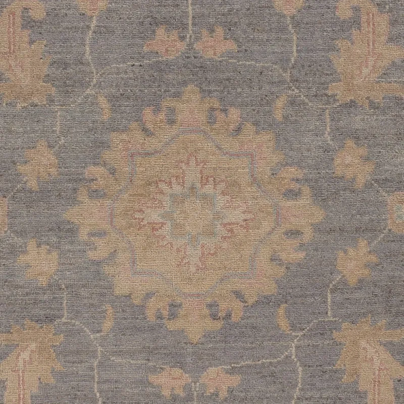 Ziegler Teppich 198x198cm - Orientteppich - blau