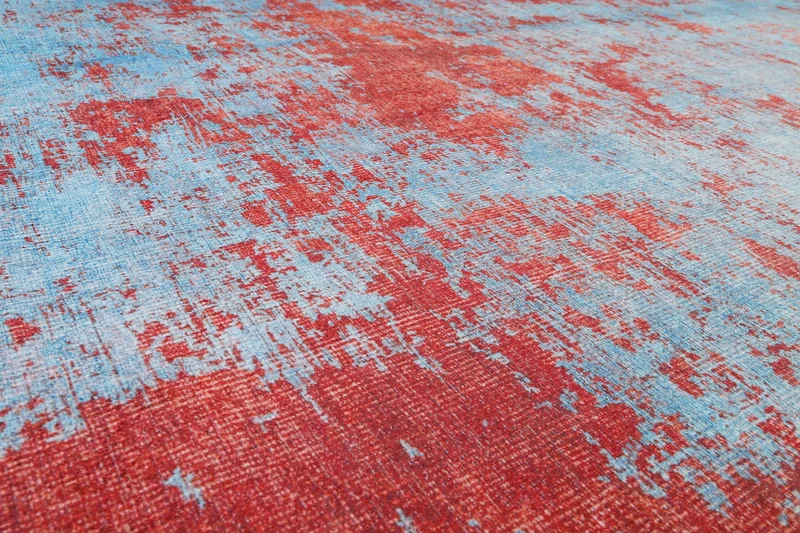 Vintage Teppich Türkis Rost Rot " Hot Spring" WECONhome