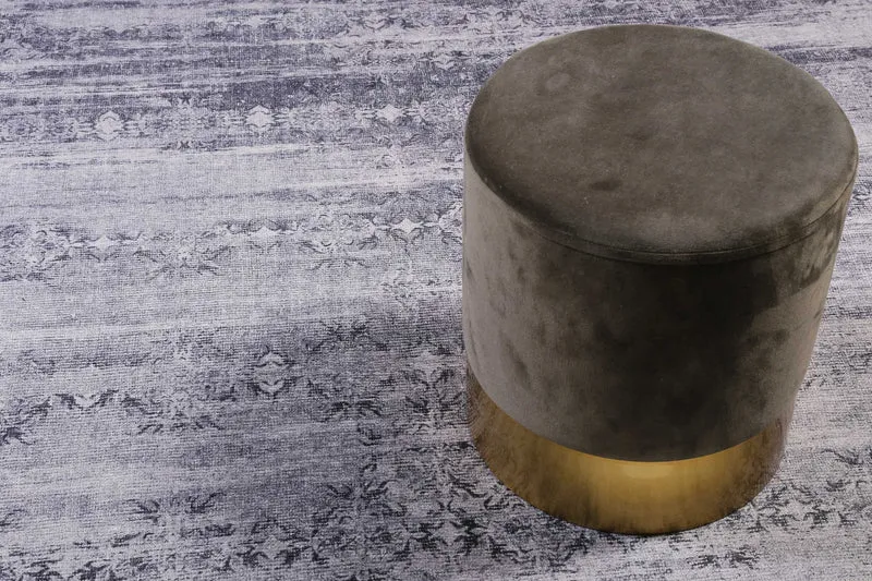 Vintage Teppich Grau Silber "Alaska" WECONhome
