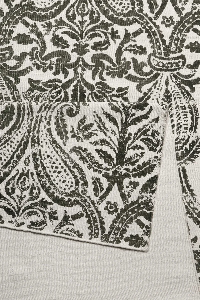 Esprit Kelim Teppich beige grau aus Baumwolle "Arvid"