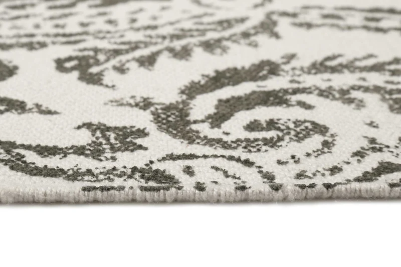 Esprit Kelim Teppich beige grau aus Baumwolle "Arvid"