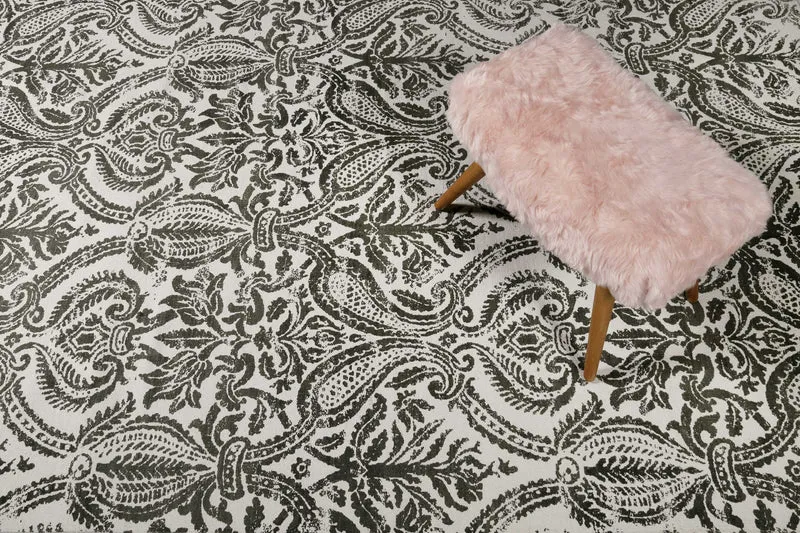 Esprit Kelim Teppich beige grau aus Baumwolle "Arvid"