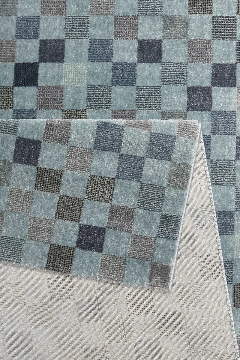 Teppich Blau Kurzflor "Physical 2.0" WECONhome