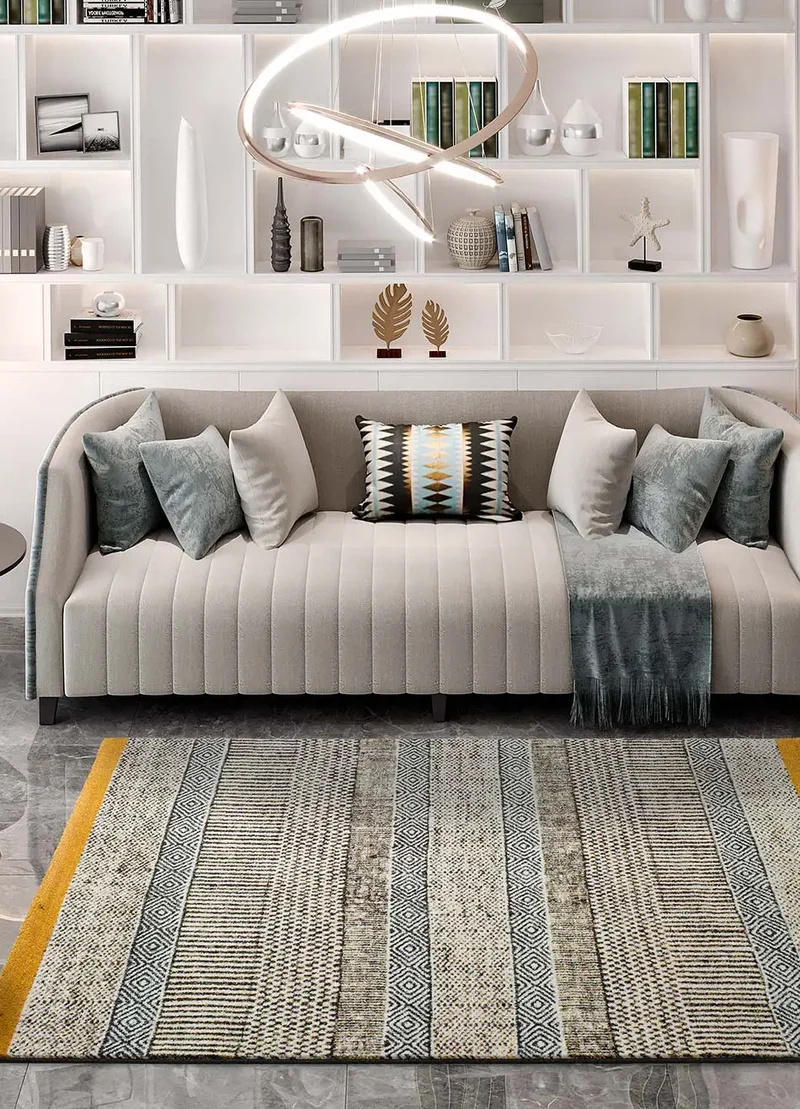 Alfombra étnica Shiraz 16569 Gris