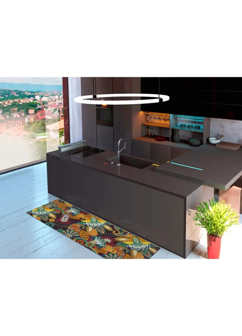 Alfombra de cocina antideslizante Ricci Paisley