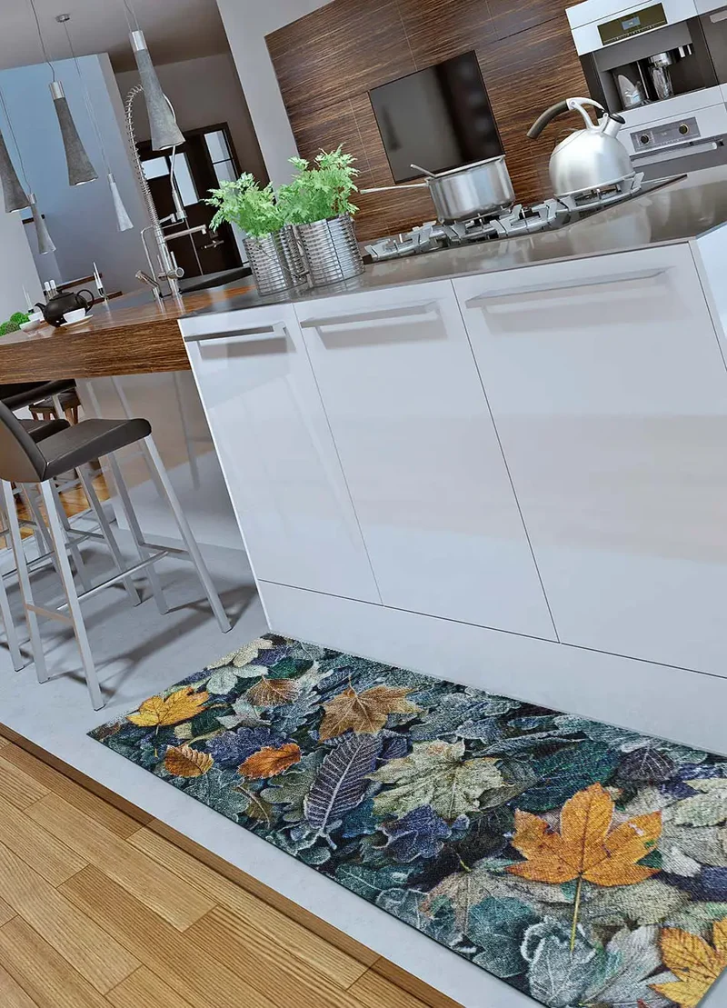 Alfombra de cocina antideslizante Ricci Foliage