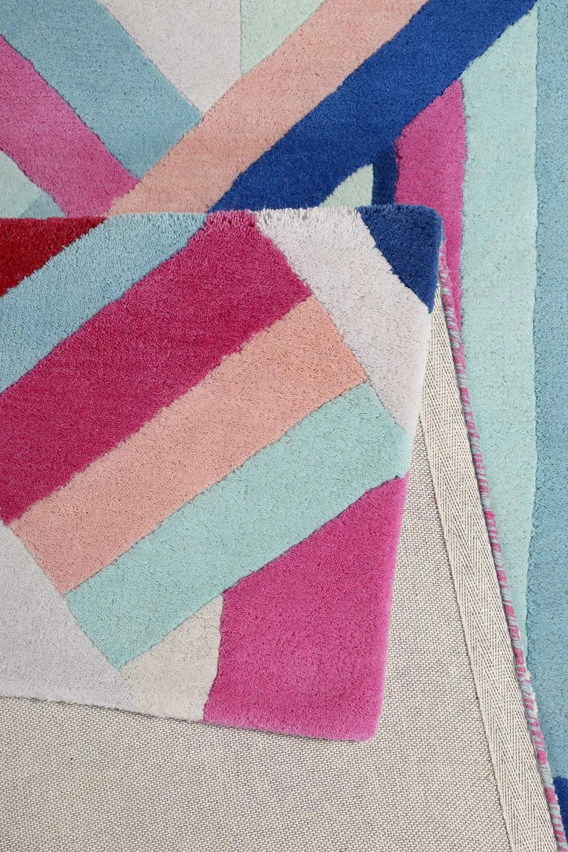 Teppich Bunt aus Wolle "Linear" Accessorize