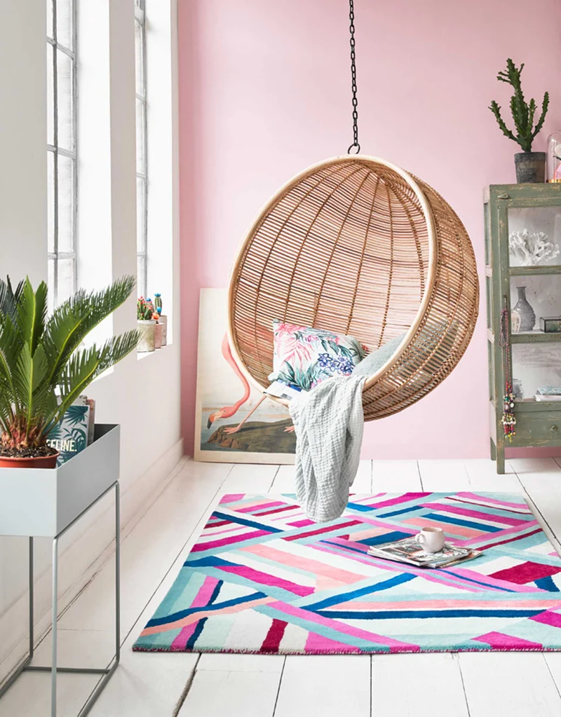 Teppich Bunt aus Wolle "Linear" Accessorize