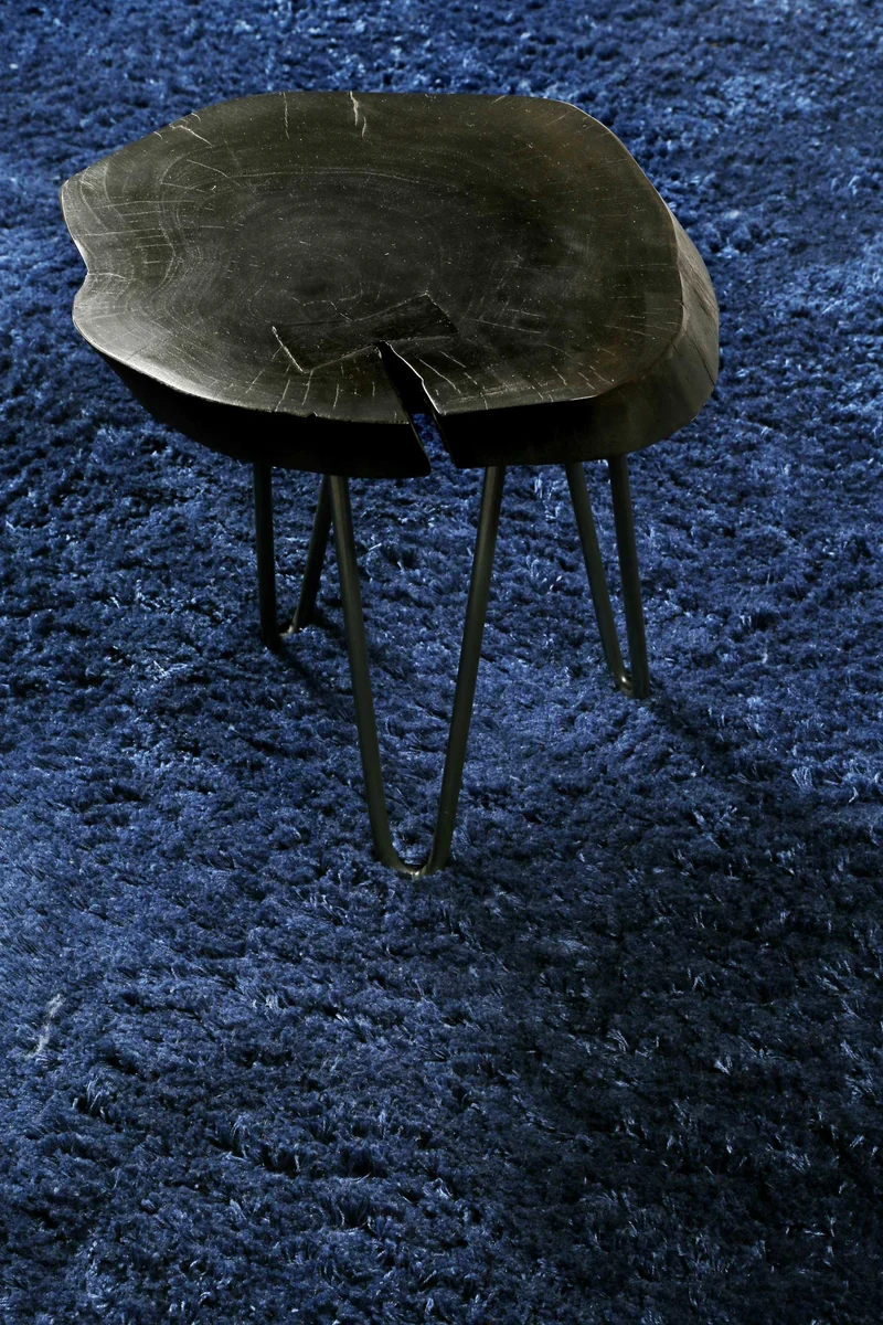 Teppich Blau Hochflor B-Ware "Lulu" Homie Living