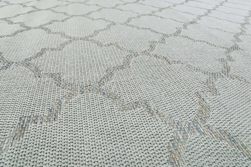 Outdoor Teppich Hellblau "Gleamy" WECONhome