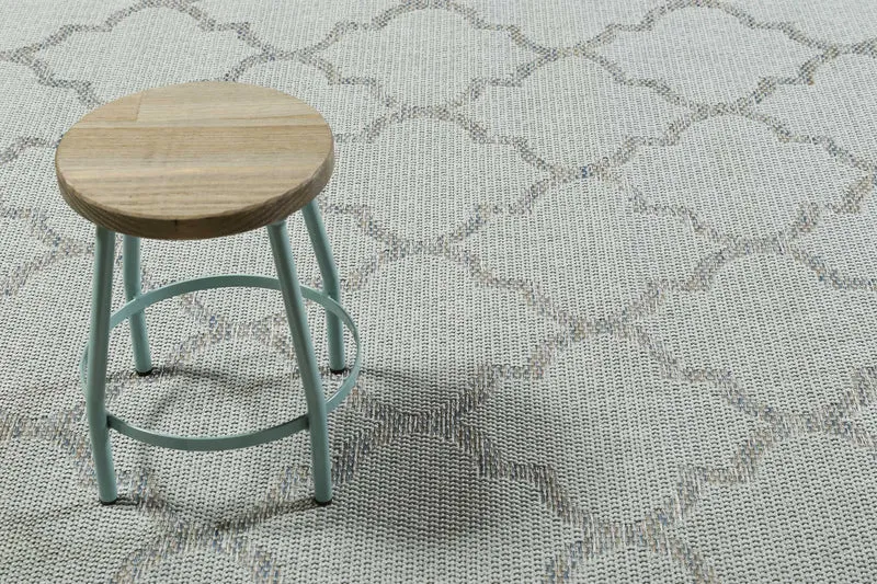 Outdoor Teppich Hellblau "Gleamy" WECONhome