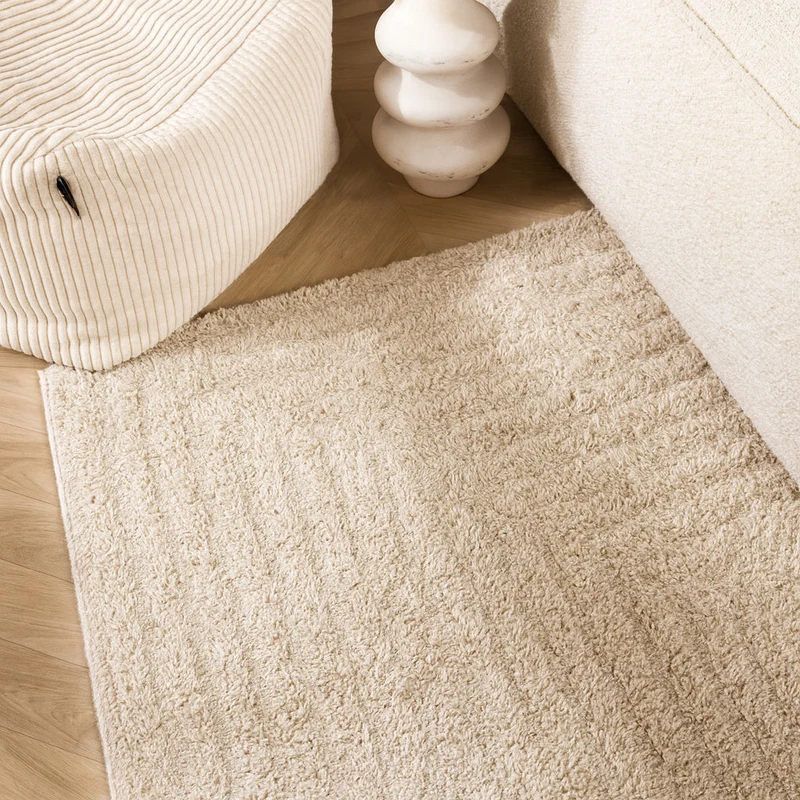 Teppich Skandinavisch - Lova Frames Beige