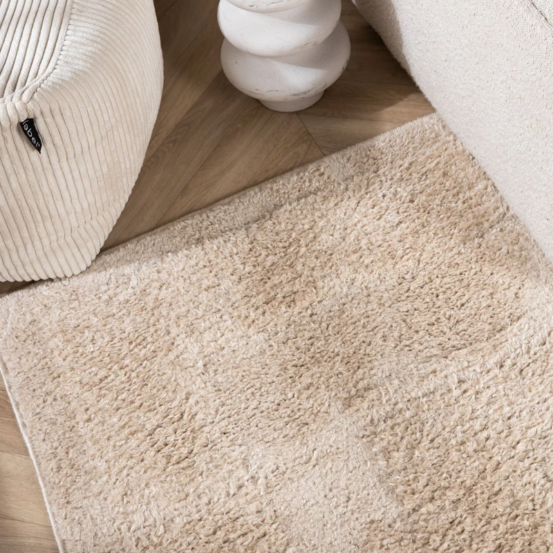 Teppich Skandinavisch - Lova Border Beige