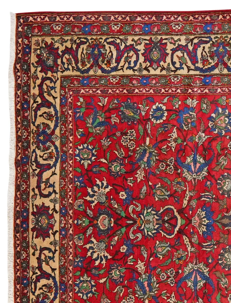 Isfahan · Handgeknüpft – Rot, 355x262 cm