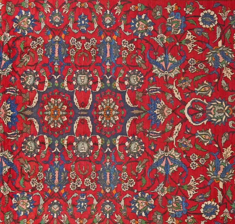 Isfahan · Handgeknüpft – Rot, 355x262 cm