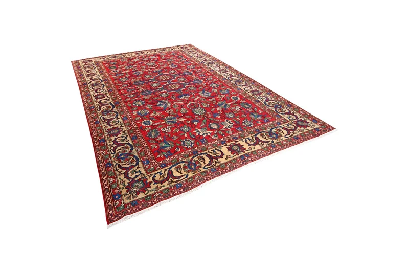 Isfahan · Handgeknüpft – Rot, 355x262 cm