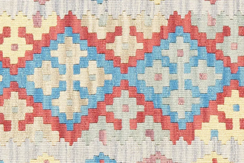 Kelim Gashgai · Handgewebt – Blau, 239x84 cm