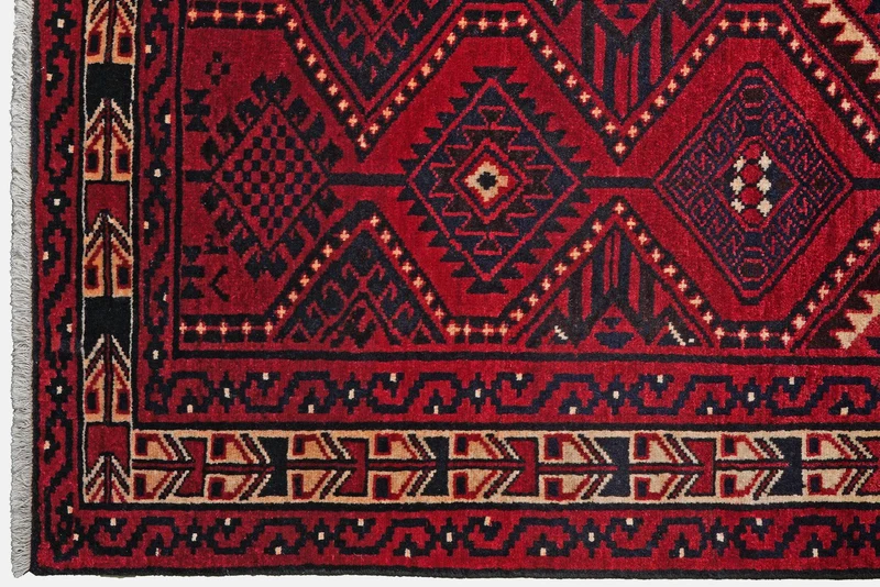 Lori · Handgeknüpft – Rot, 252x172 cm