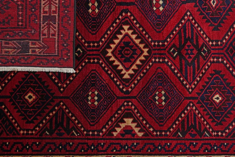 Lori · Handgeknüpft – Rot, 252x172 cm