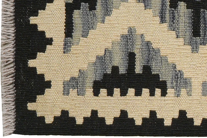 Kelim Gashgai · Handgewebt – Beige, 60x47 cm