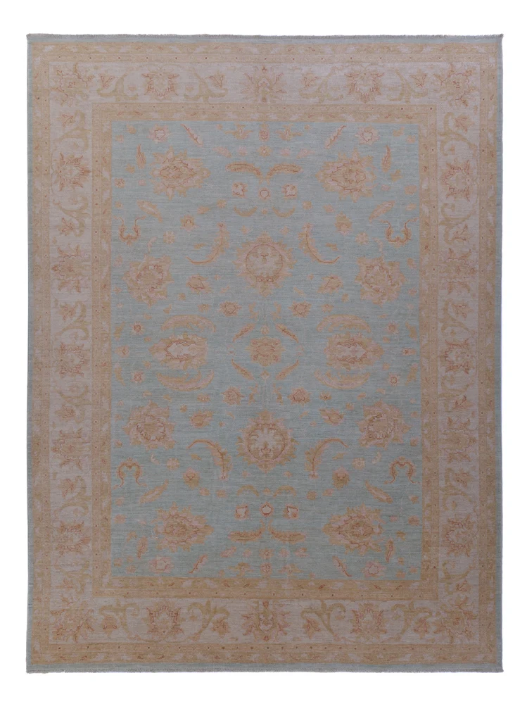 Ziegler Teppich 253x344cm - Orientteppich - blau