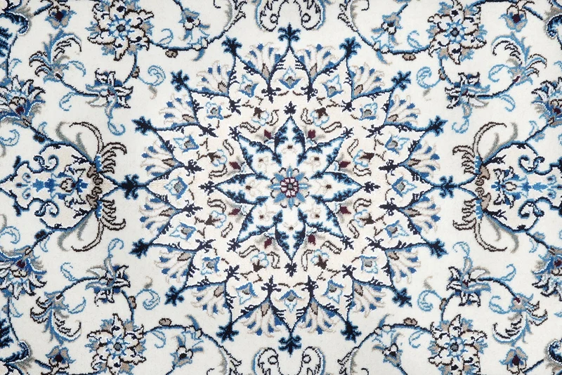 Nain 12La · Handgeknüpft – Beige, 198x197 cm