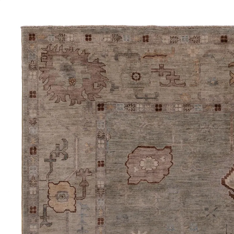 Usak Teppich 247x300cm - Orientteppich - dunkelbeige
