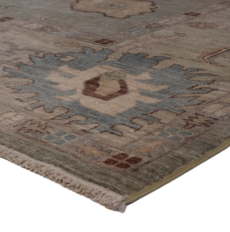 Usak Teppich 247x300cm - Orientteppich - dunkelbeige