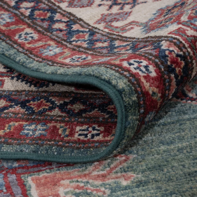 Kazak Teppich 174x243cm - Orientteppich - grün