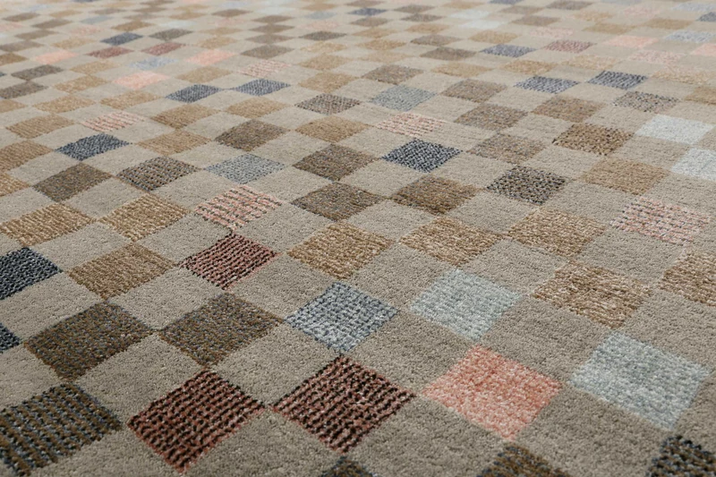 Teppich Beige Bunt Kurzflor "Physical 2.0" WECONhome