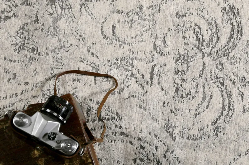 Esprit Teppich Weiß Grau Kurzflor "Elda"
