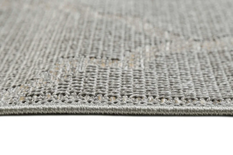 Outdoor Teppich Grau Silber "Gleamy" WECONhome