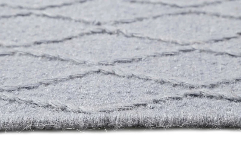 Esprit Kelim Teppich Hellblau aus Wolle "Lotte"