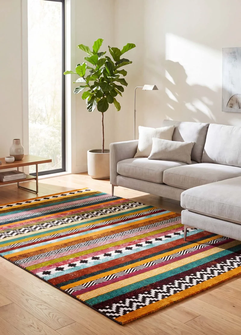 Alfombra étnica Moar 16229 Multicolor